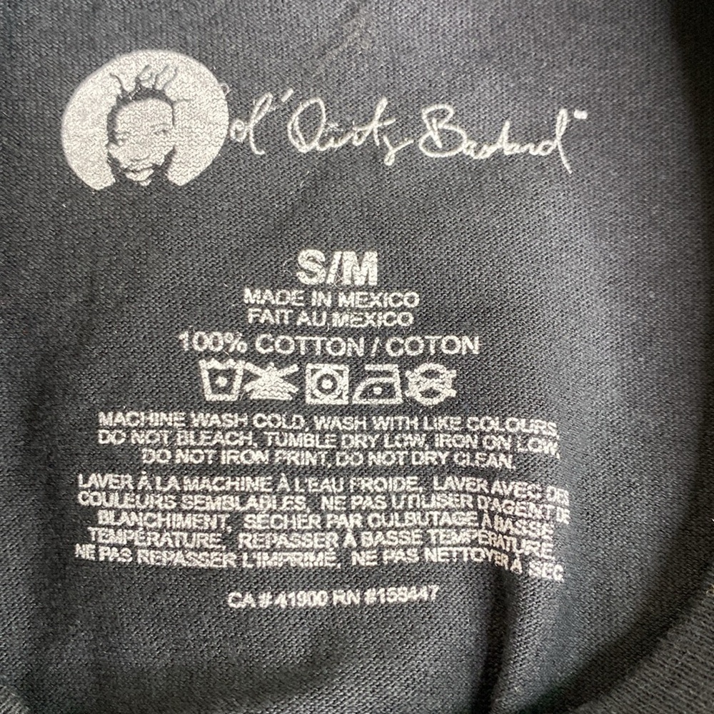 ODB Graphic Black T-Shirt NWT Women’s S/M - Picture 4 of 6